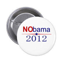 NObama 2012 election Pinback Button