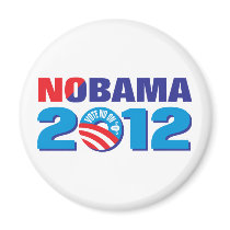 NOBAMA 2012 FRIDGE MAGNET
