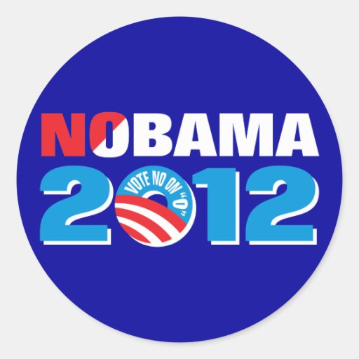 NOBAMA 2012 STICKER