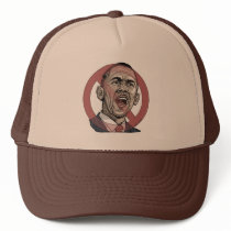 Nobama Anti Obama Circle Slash Gear Mesh Hat