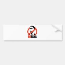 NOBAMA / ANTI-OBAMA T-SHIRT BUMPER STICKERS