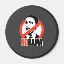 NOBAMA / ANTI-OBAMA T-SHIRT MAGNETS