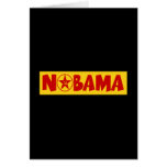 Nobama,communist Obama Greeting Card