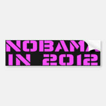 NOBAMA en 2012 Adhésifs Pour Voiture
