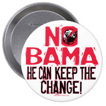 Nobama Keep the Change Pinback Button