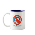 NOBAMA / NO OBAMA mugs