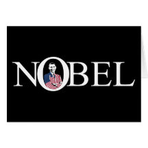 Nobel Prize Winner -- Barack Obama Greeting Cards