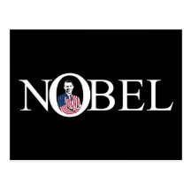 Nobel Prize Winner -- Barack Obama Post Card