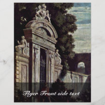 Nocturnal Duel At A Gate By Schwind Moritz Von Full Color Flyer