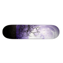 Nocturnal Skater Custom Skate Board