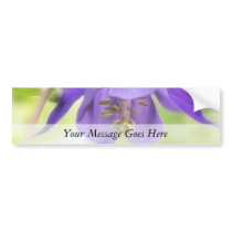 Nodding Blue Columbine Bumper Sticker