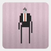 node.js knockout suit dude square stickers