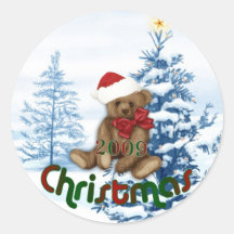 Noël 2009 autocollants