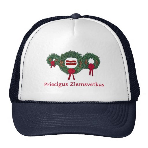 Noël 2 de la Lettonie Casquette