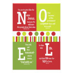 NOEL 2-Sided Scripture Verse Christmas Card Invites