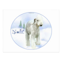 Noel Bedlington Terrier Postcards
