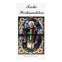 Noël carte de photo heureux cartes avec photo