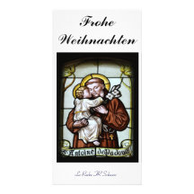 Noël carte de photo heureux modèle pour photocarte