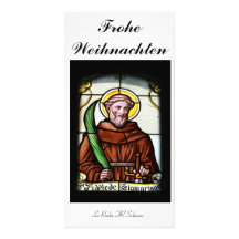 Noël carte de photo heureux photocarte