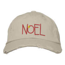 Noel Christmas Embroidered Hat