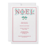 Noel Christmas Party Holiday Invitation