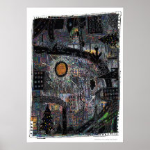 "Noël copie dans ville" Posters