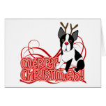 Noël de Boston Terrier Cartes