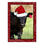 Noël de Moooo-y ! Carte De Vœux