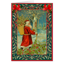 Noël de père cartes de vœux
