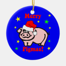 Noël de porc décorations de noël