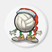 Noël de volleyball aimant