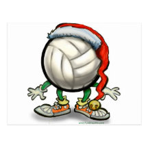 Noël de volleyball cartes postales