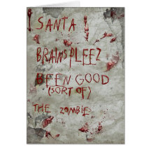Noël de zombi cartes
