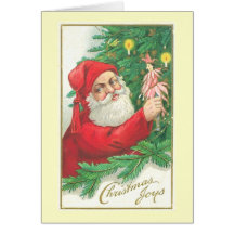 Noël démodé carte de vœux