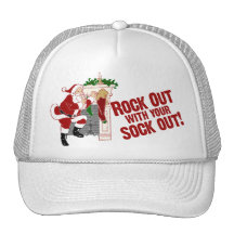 Noël drôle le père noël casquette de camionneur