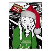 Noël est un cri perçant cartes de vœux