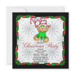 Noel Gingerbread Man CUTE Christmas Party Holiday Announcements