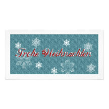 Noël heureux à l'exclusion de la carte de Noël Photocartes Personnalisées