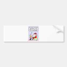 Noël le père noël déjeunent un jour ou l'autre autocollants pour voiture