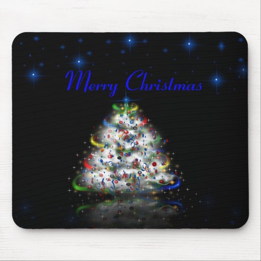 Noël Mousepad d'arbre de Noël Joyeux Tapis De Souris