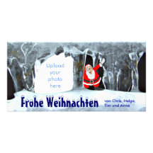 Noël robinet de glace heureux photocartes personnalisées