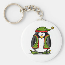 Noël vert Elf Porte-clefs