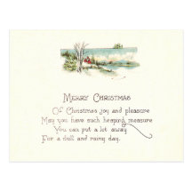 Noël vintage carte postale