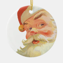 Noël vintage, le père noël gai avec un secret décorations pour sapins de noël
