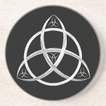 Noeud celtique de trinité dessous de verre
