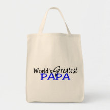 Noir bleu du plus grand papa des mondes sacs