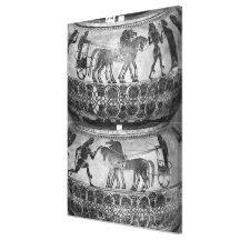 Noir-chiffre dinos de grenier toile tendue
