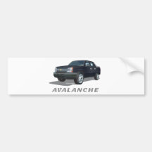 Noir d'avalanche autocollant pour voiture