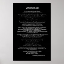 Noir de desiderata posters