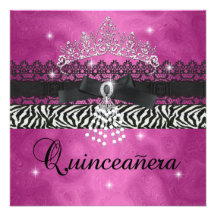 Noir de rose de fête d'anniversaire de Quinceanera Faire-parts